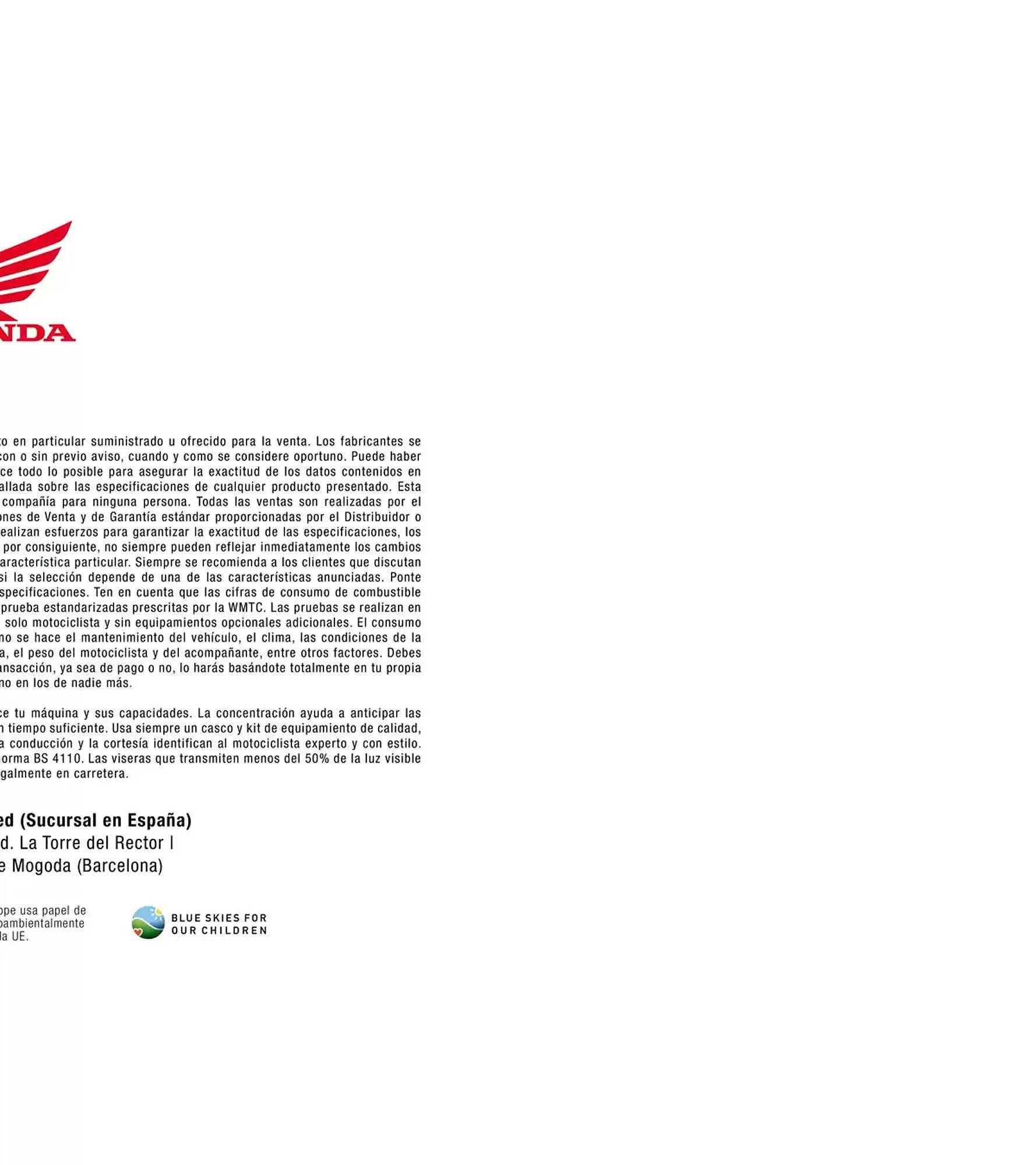 Catálogo de Folleto Honda 14 de mayo al 31 de diciembre 2025 - Página 34