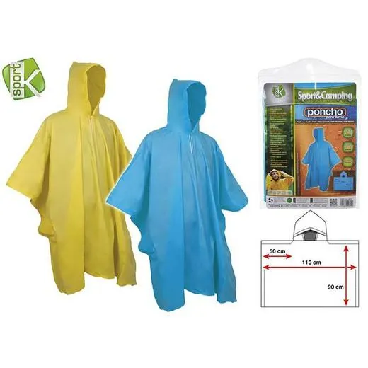 Poncho Infantil Amarillo