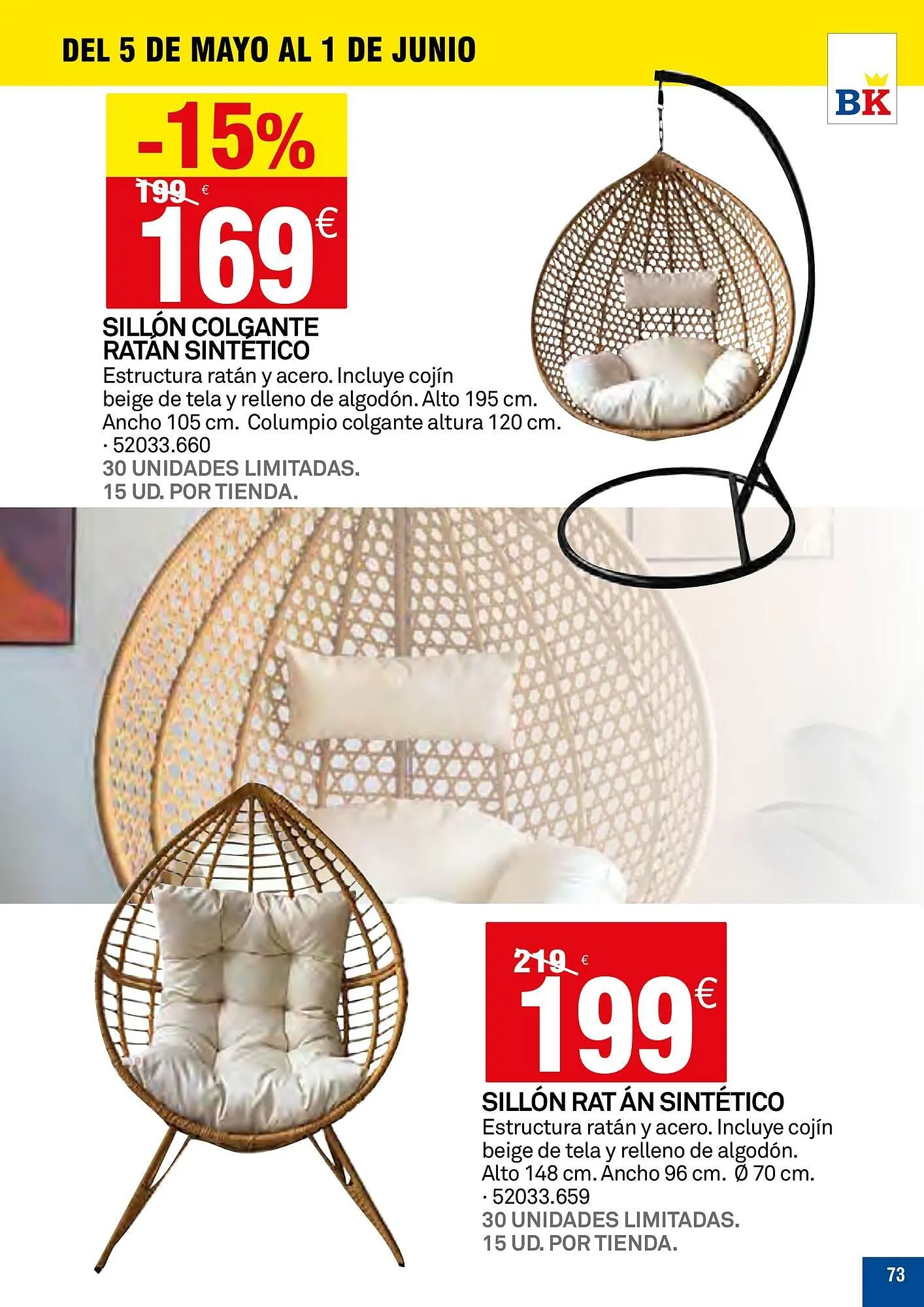 Catálogo de Folleto Bricoking 5 de mayo al 1 de junio 2025 - Página 73