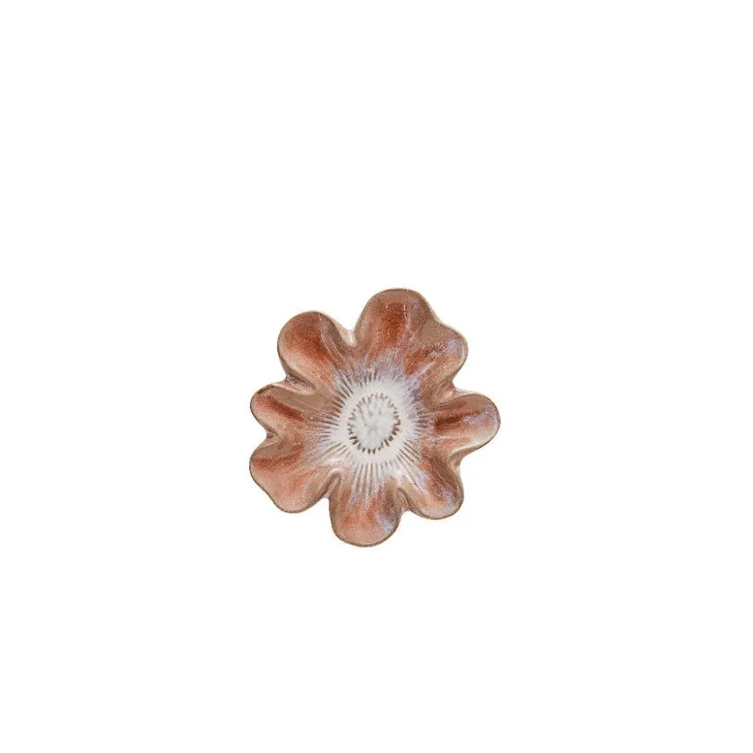 Florilla flower wall decoration H2 cm. rose tan