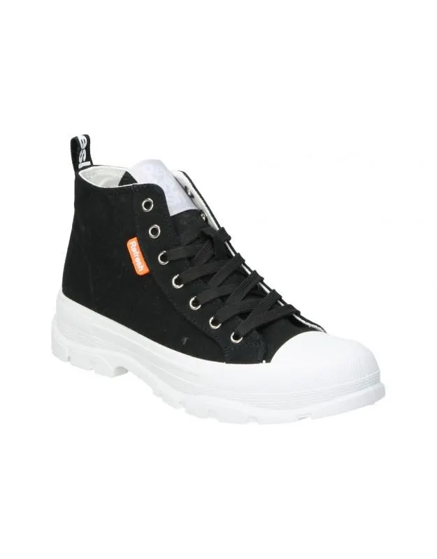 Zapatillas altas con plataforma negras REFRESH
