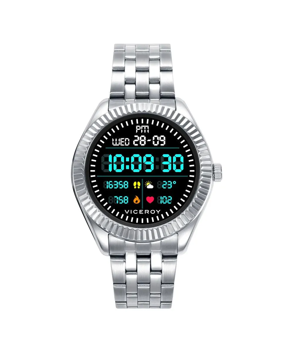 Reloj Smart Hombre caja y brazalete de acero