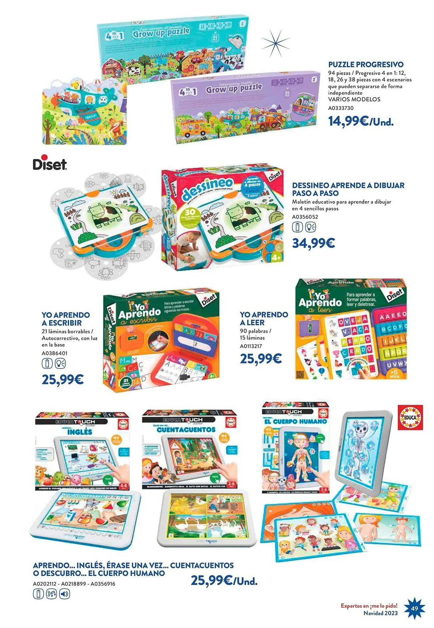 Catálogo de Folleto Juguettos 6 de noviembre al 24 de diciembre 2023 - Página 49