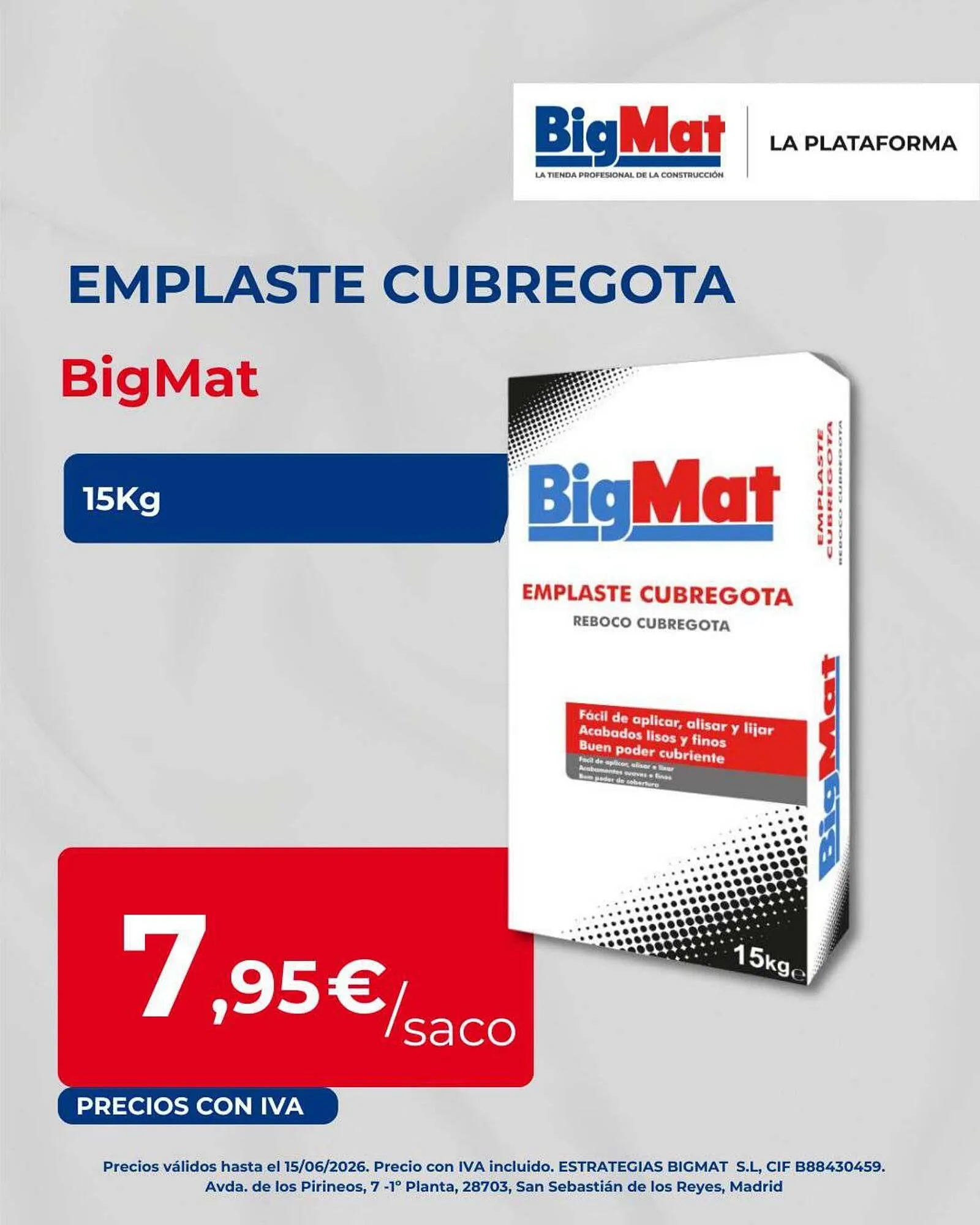 Catálogo de Folleto BigMat La Plataforma 12 de mayo al 15 de junio 2026 - Página 1
