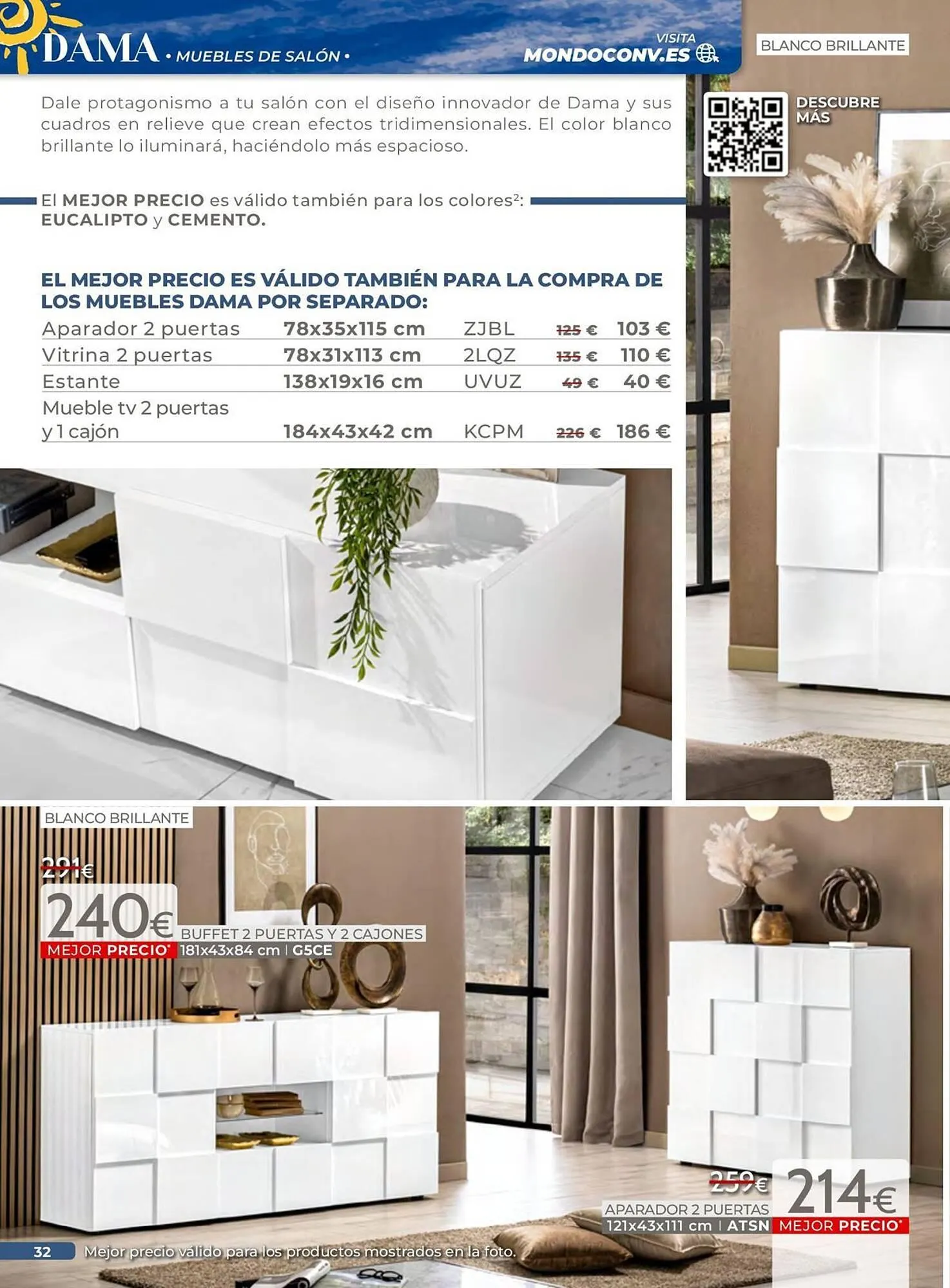 Catálogo de Folleto Mondo Convenienza 3 de junio al 15 de junio 2025 - Página 32