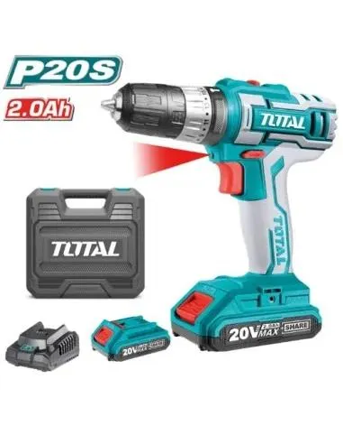 Taladro percutor a batería TIDLI200215 20V TOTAL