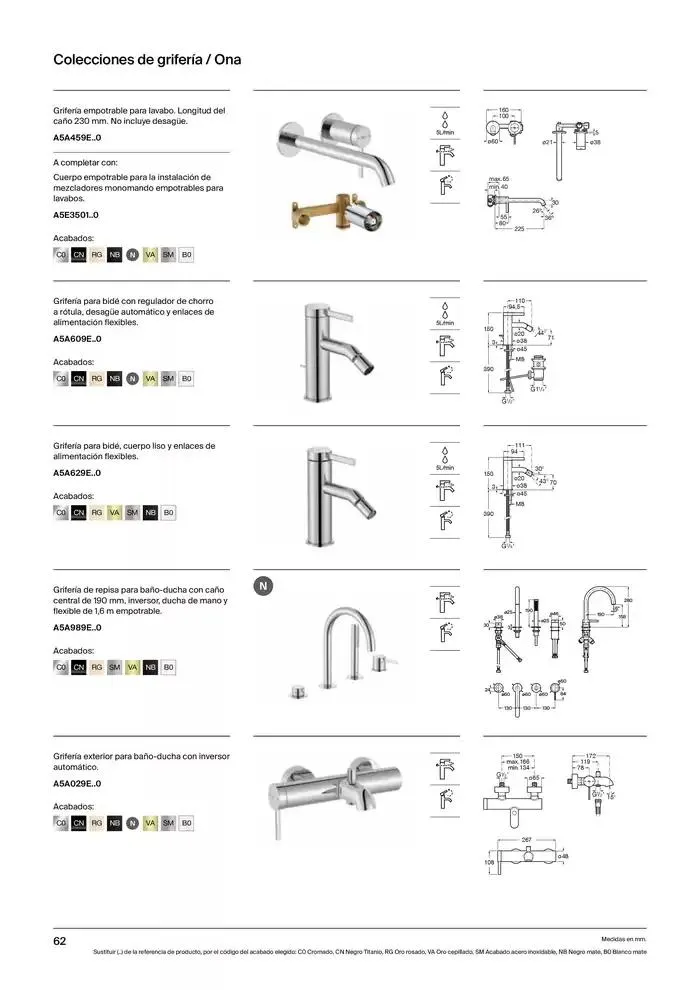 Catálogo de Grifería 9 de enero al 31 de diciembre 2025 - Página 64