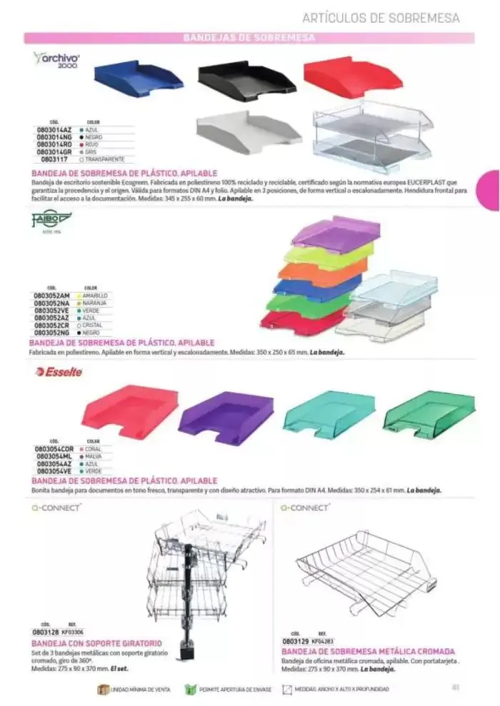 Catálogo de CATÁLOGO 2025 ESENCIAL OFICINA 22 de mayo al 31 de diciembre 2025 - Página 43