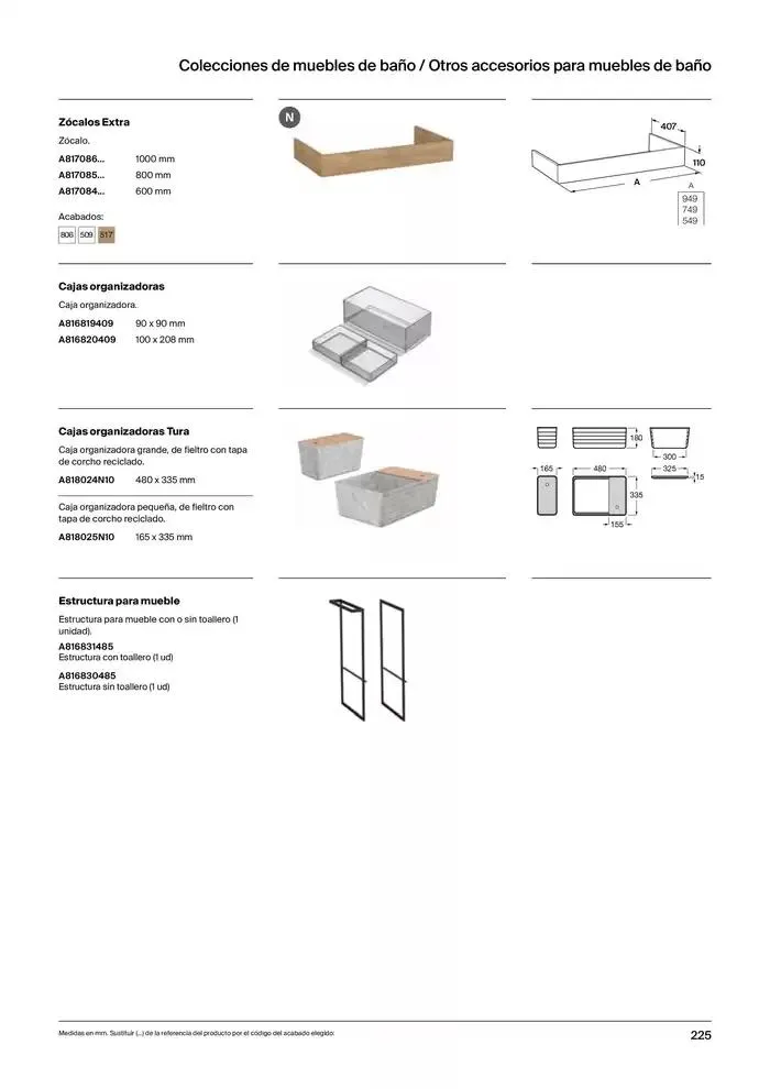 Catálogo de Colecciones de Baño, Muebles y Accesorios 9 de enero al 31 de diciembre 2025 - Página 227