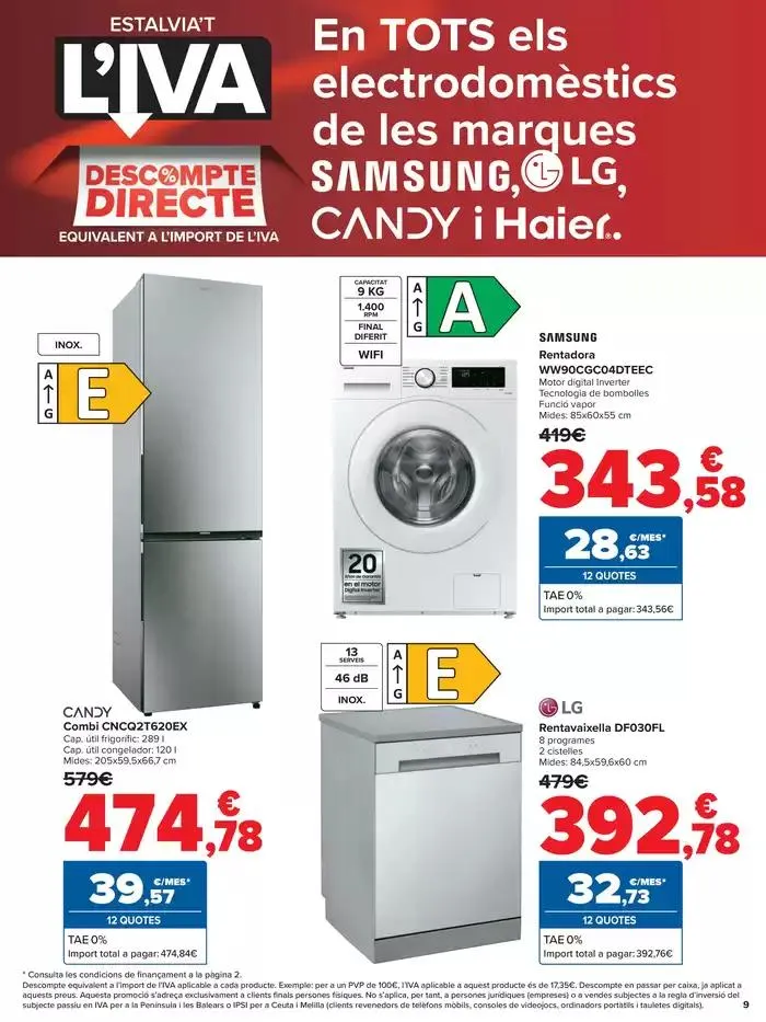 Catálogo de SIN IVA 25 de octubre al 27 de octubre 2024 - Página 9