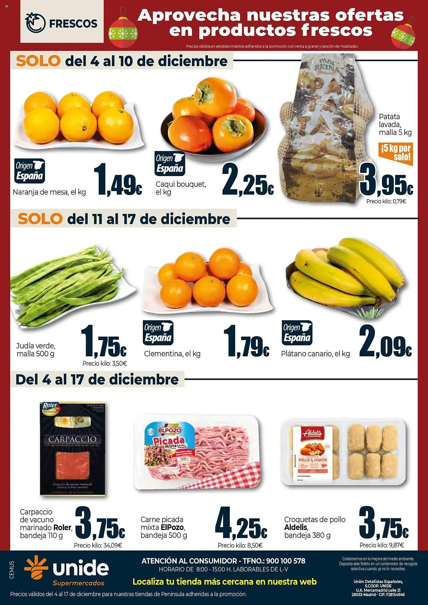 Catálogo de Folleto Unide Supermercados 4 de diciembre al 17 de diciembre 2025 - Página 4