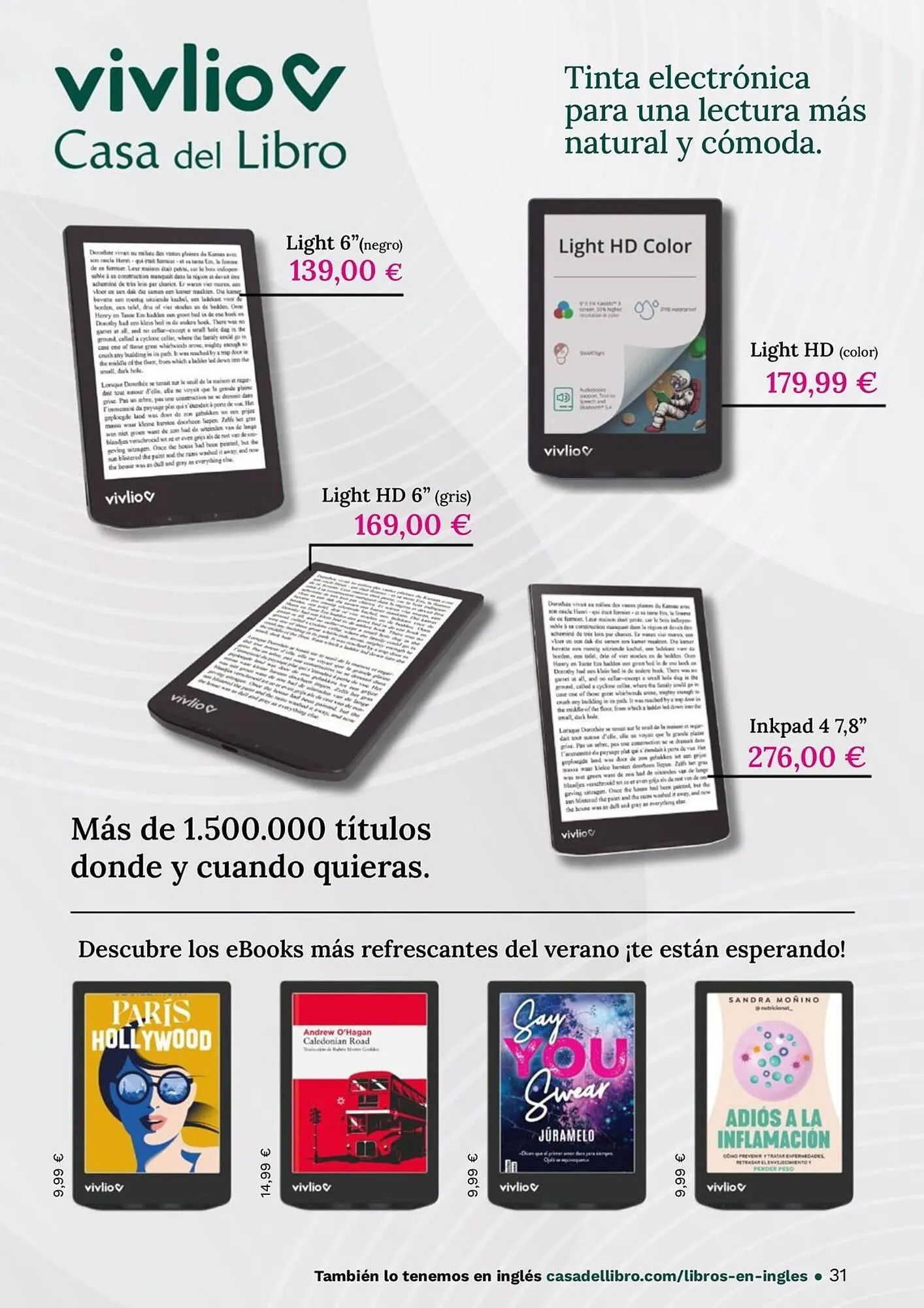 Catálogo de Folleto Casa del Libro 7 de julio al 31 de julio 2025 - Página 31