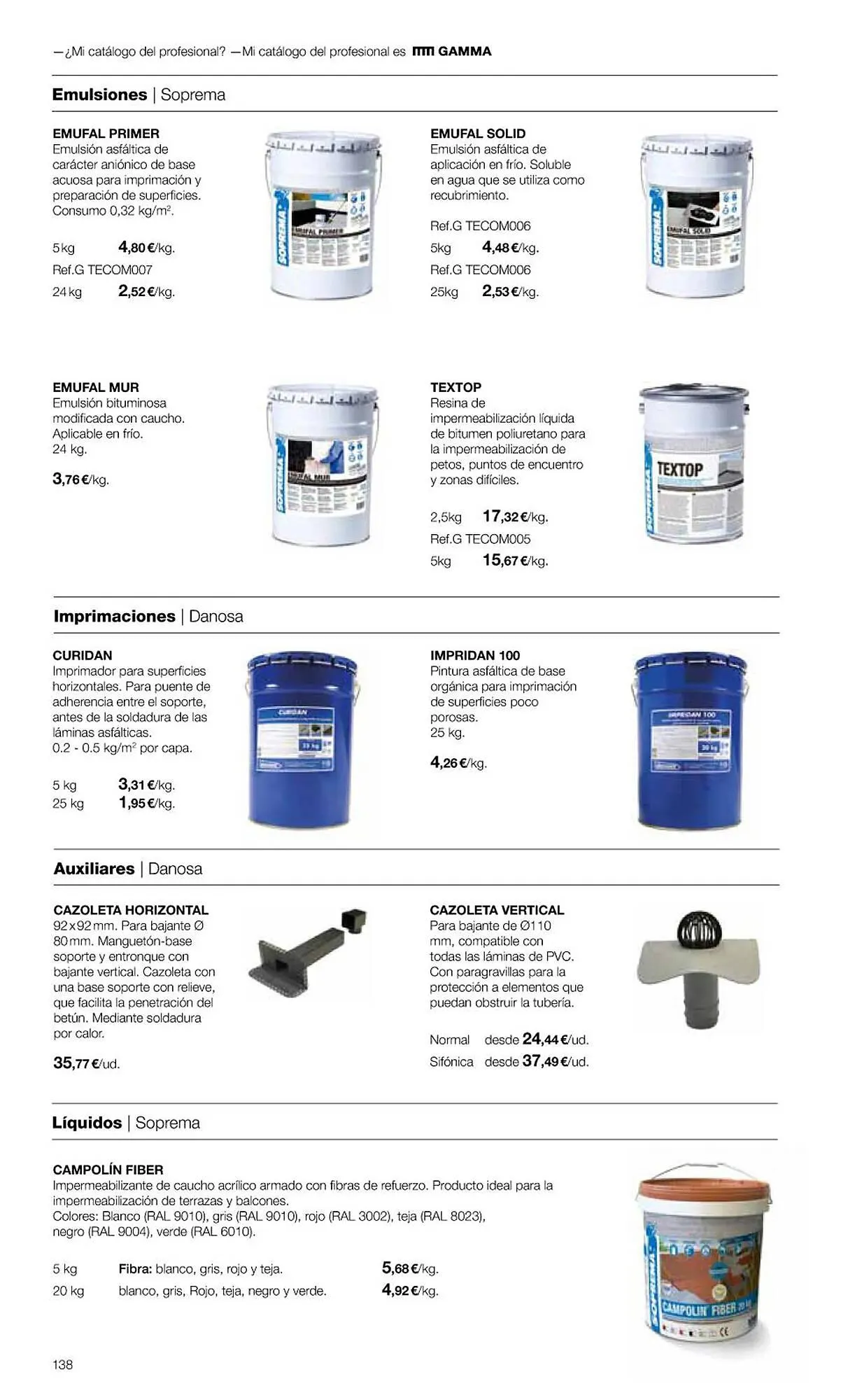 Catálogo de Folleto Grup Gamma 1 de febrero al 31 de diciembre 2023 - Página 140