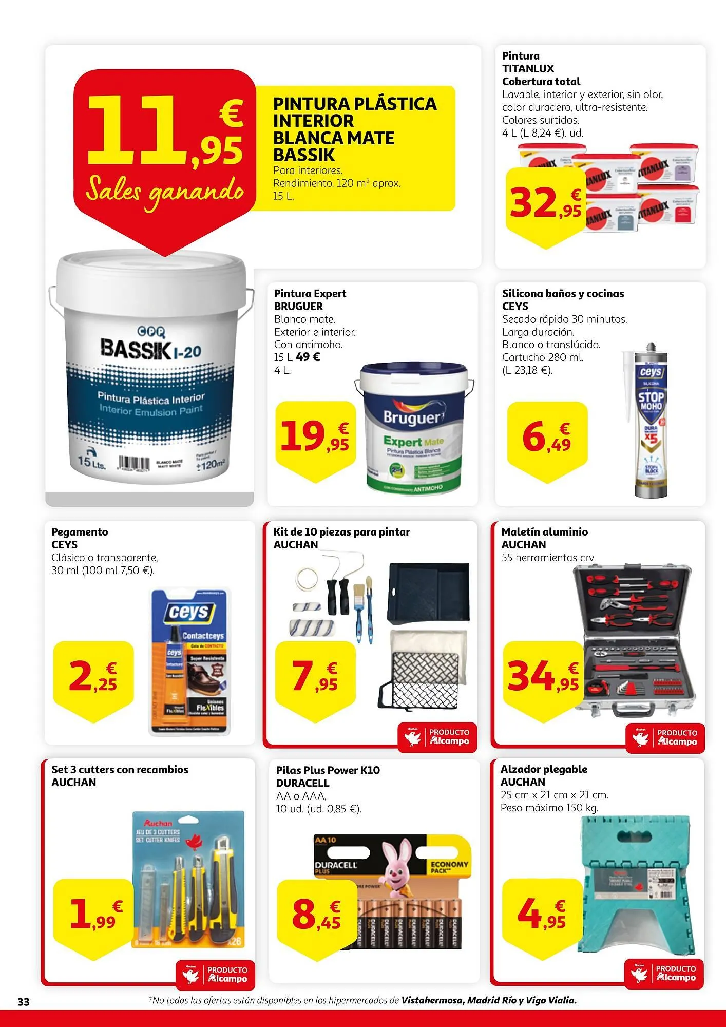 Catálogo de Folleto Alcampo 19 de julio al 31 de julio 2024 - Página 33