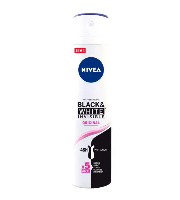 Desodorante Black & White Invisible Original | 200 ml