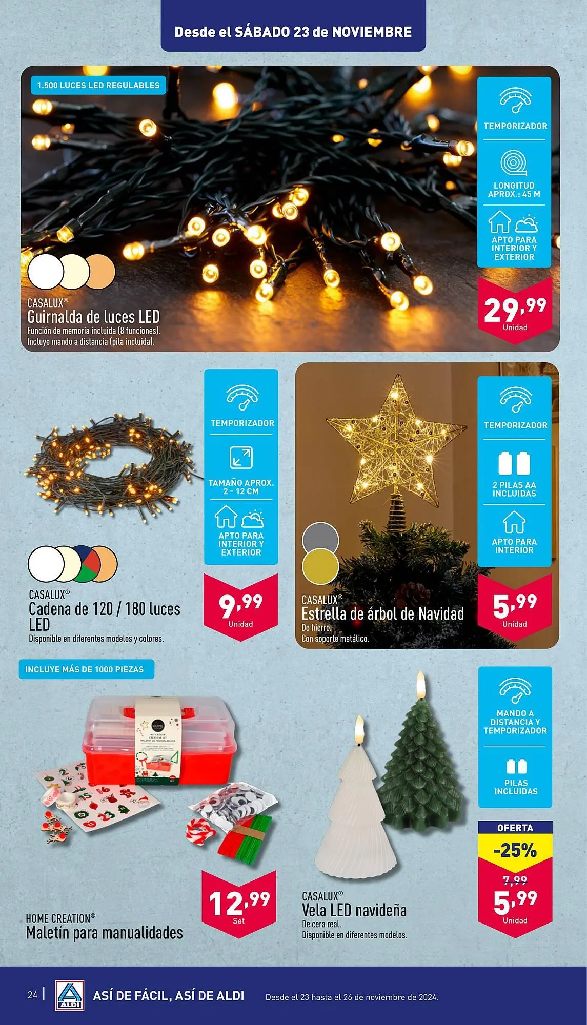 Catálogo de Folleto ALDI 20 de noviembre al 26 de noviembre 2024 - Página 24