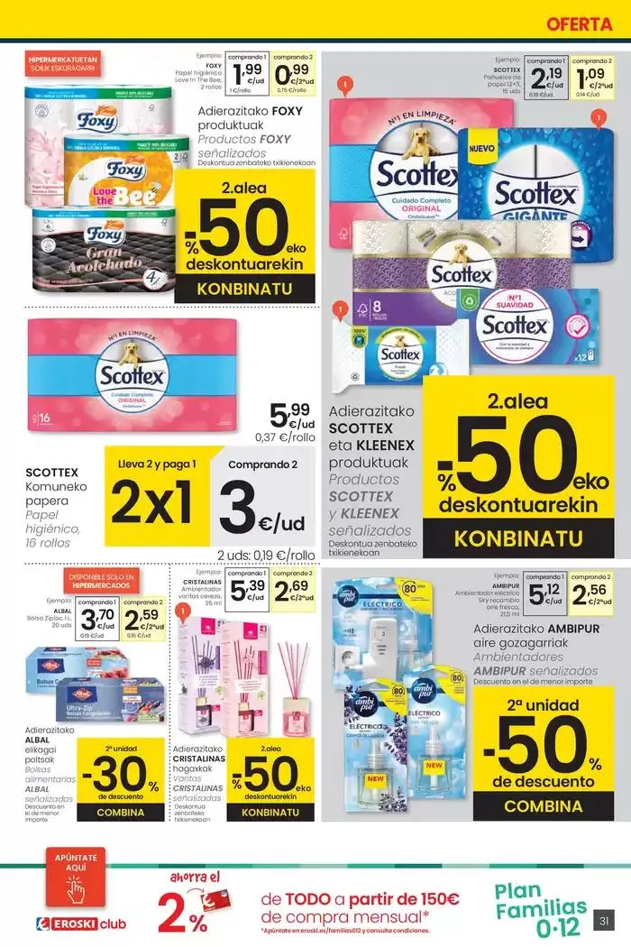 Catálogo de AUKERA OFERTA HIPERMERKATUAK EROSKI 15 de mayo al 27 de mayo 2025 - Página 31