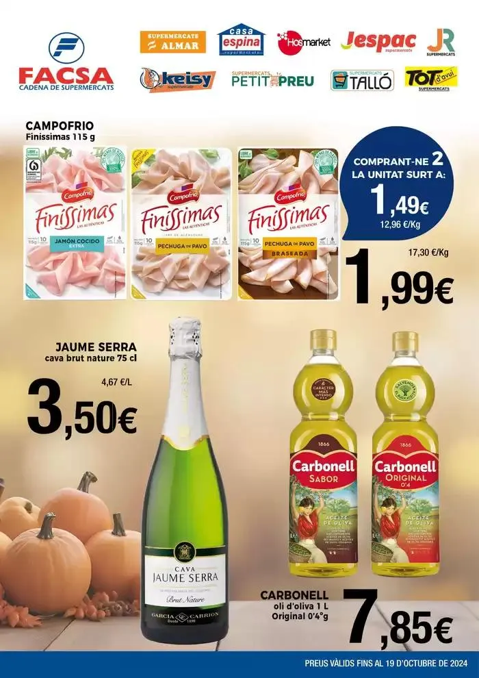 Catálogo de Ofertes Keisy Supermercats 30 de septiembre al 19 de octubre 2024 - Página 1