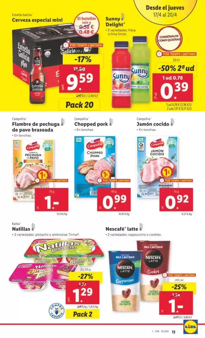 Catálogo de № 1 PRECIO - Ofertas válidas del 14/04 al 20/04 14 de abril al 20 de abril 2025 - Página 19