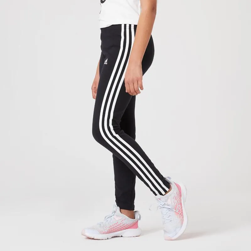 Leggings Mallas niña y niño Adidas 3 Rayas Negro