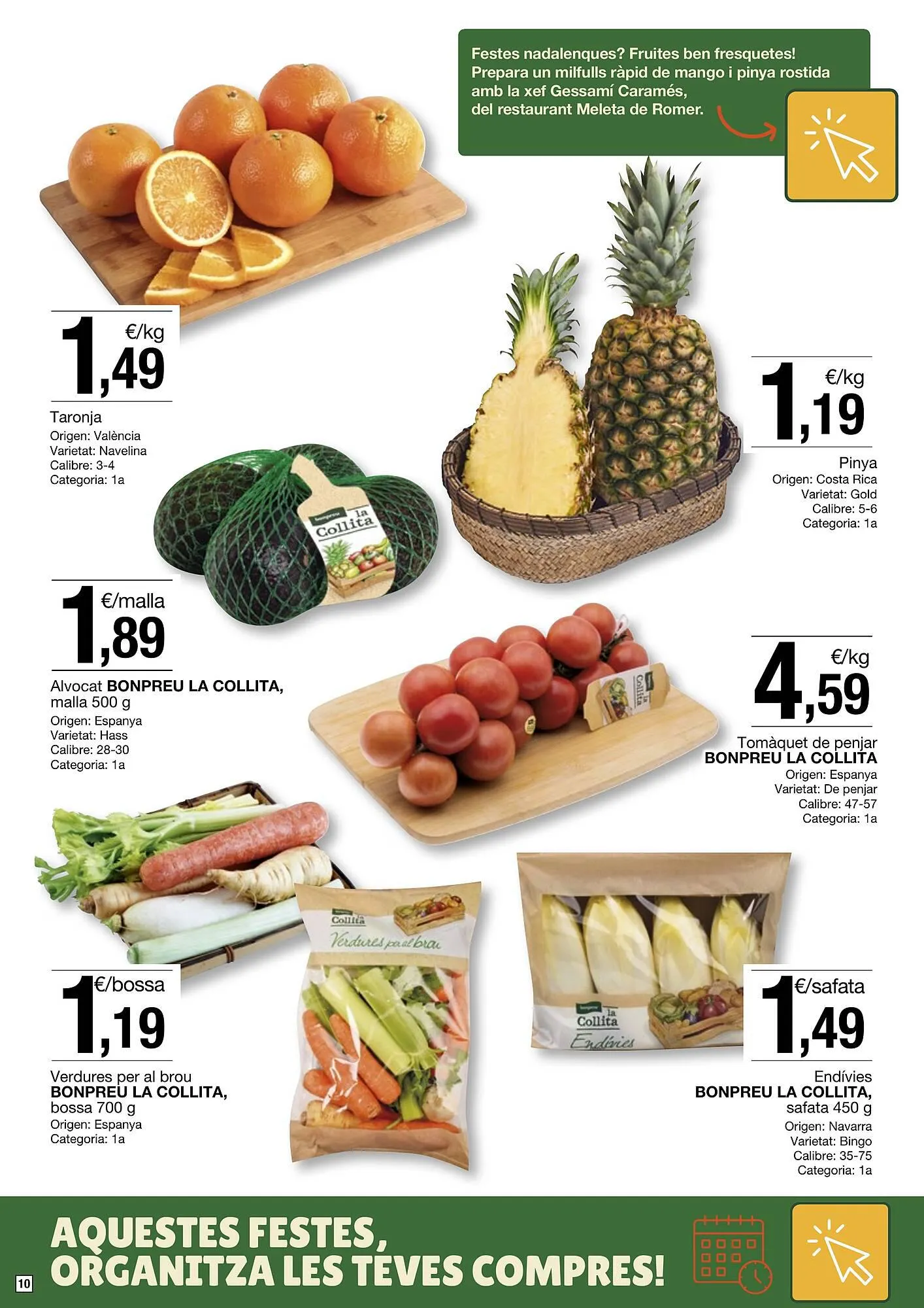 Catálogo de Folleto BonpreuEsclat 19 de diciembre al 8 de enero 2024 - Página 10