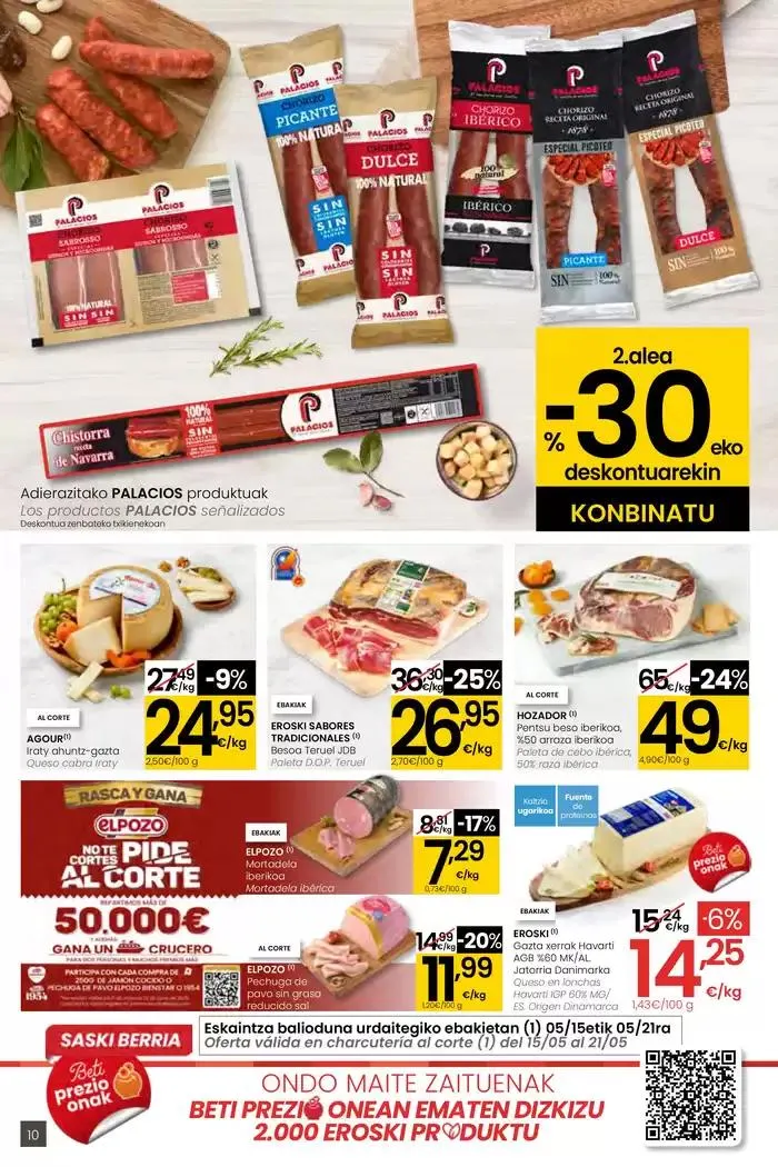 Catálogo de AUKERA OFERTA HIPERMERKATUAK EROSKI 15 de mayo al 27 de mayo 2025 - Página 10