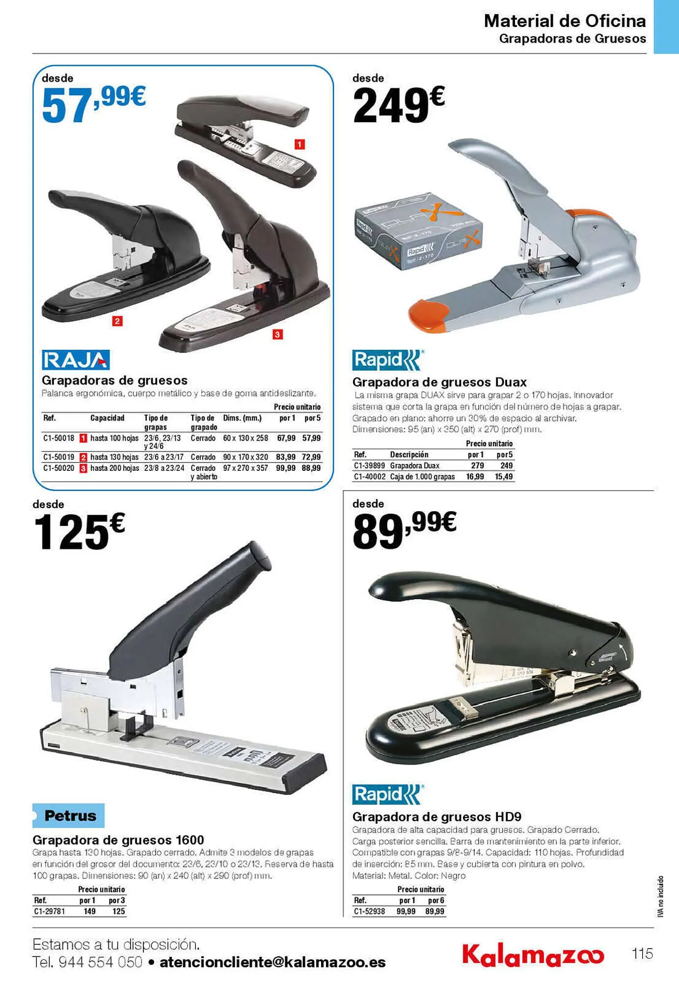 Catálogo de Folleto Staples Kalamazoo 27 de enero al 31 de julio 2023 - Página 115