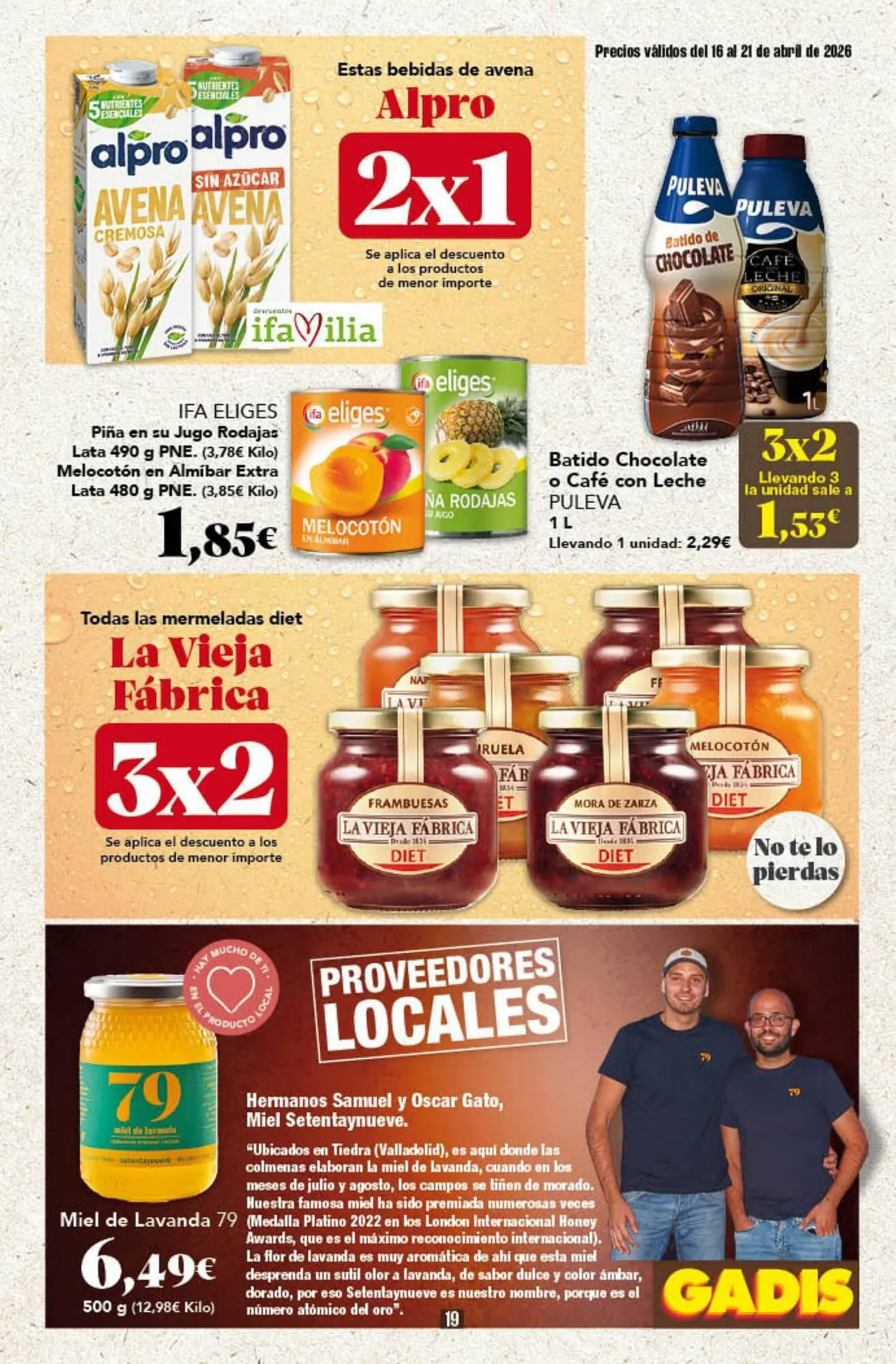 Catálogo de Folleto Gadis 16 de abril al 21 de abril 2026 - Página 19