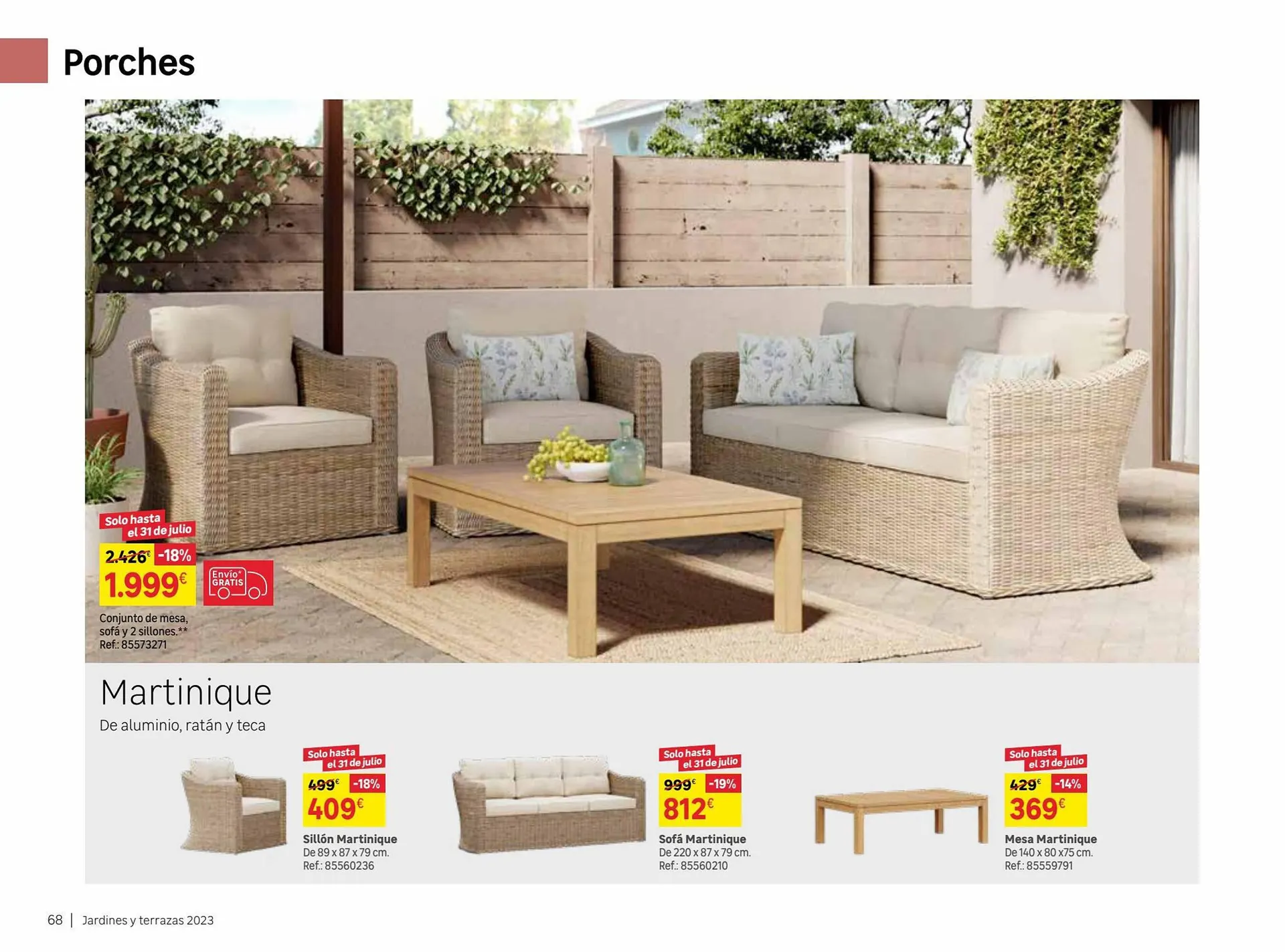 Catálogo de Folleto Leroy Merlin 9 de junio al 31 de julio 2023 - Página 68