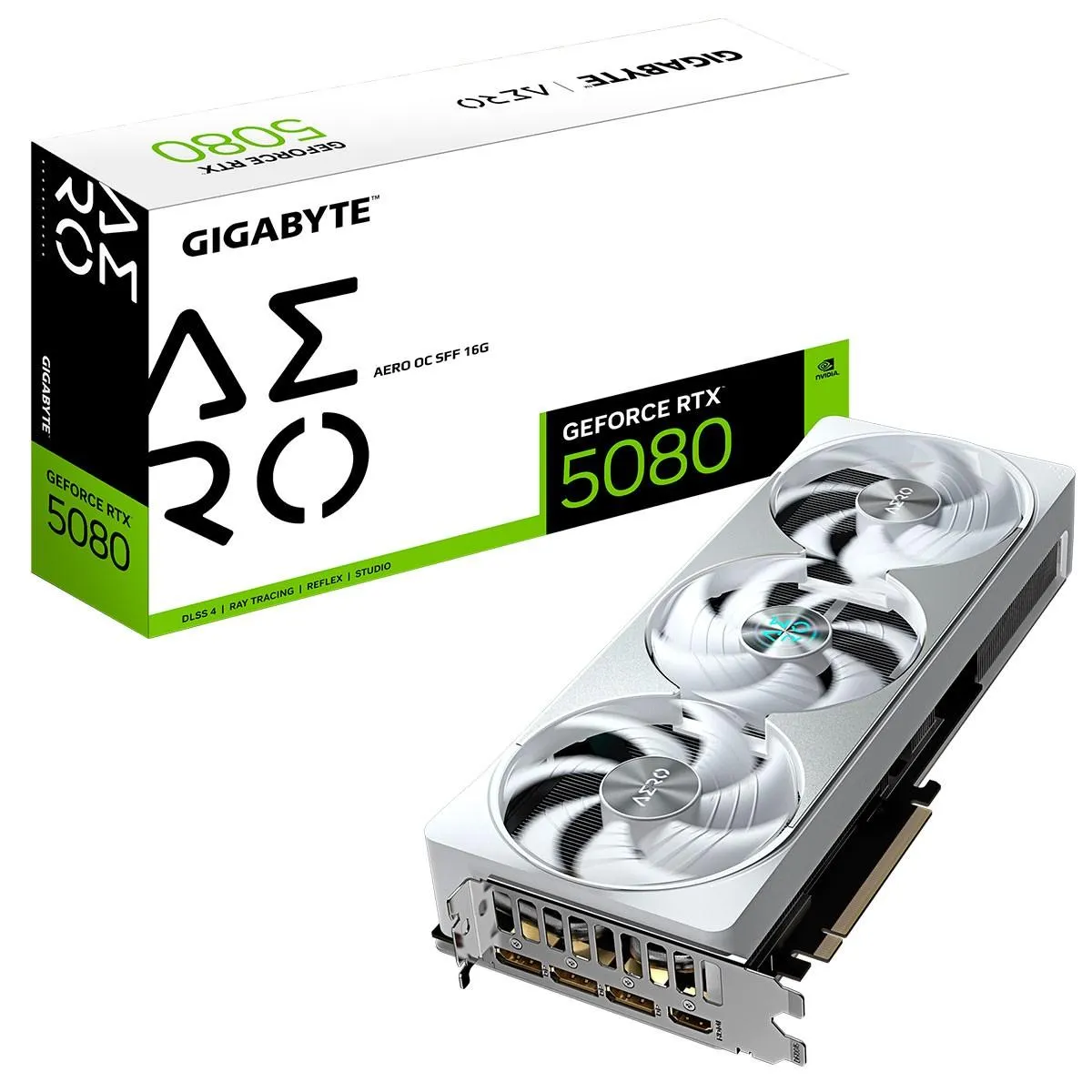 TARJETA GRÁFICA GIGABYTE GEFORCE RTX 5080 AERO OC SFF 16G GV-N5080AERO