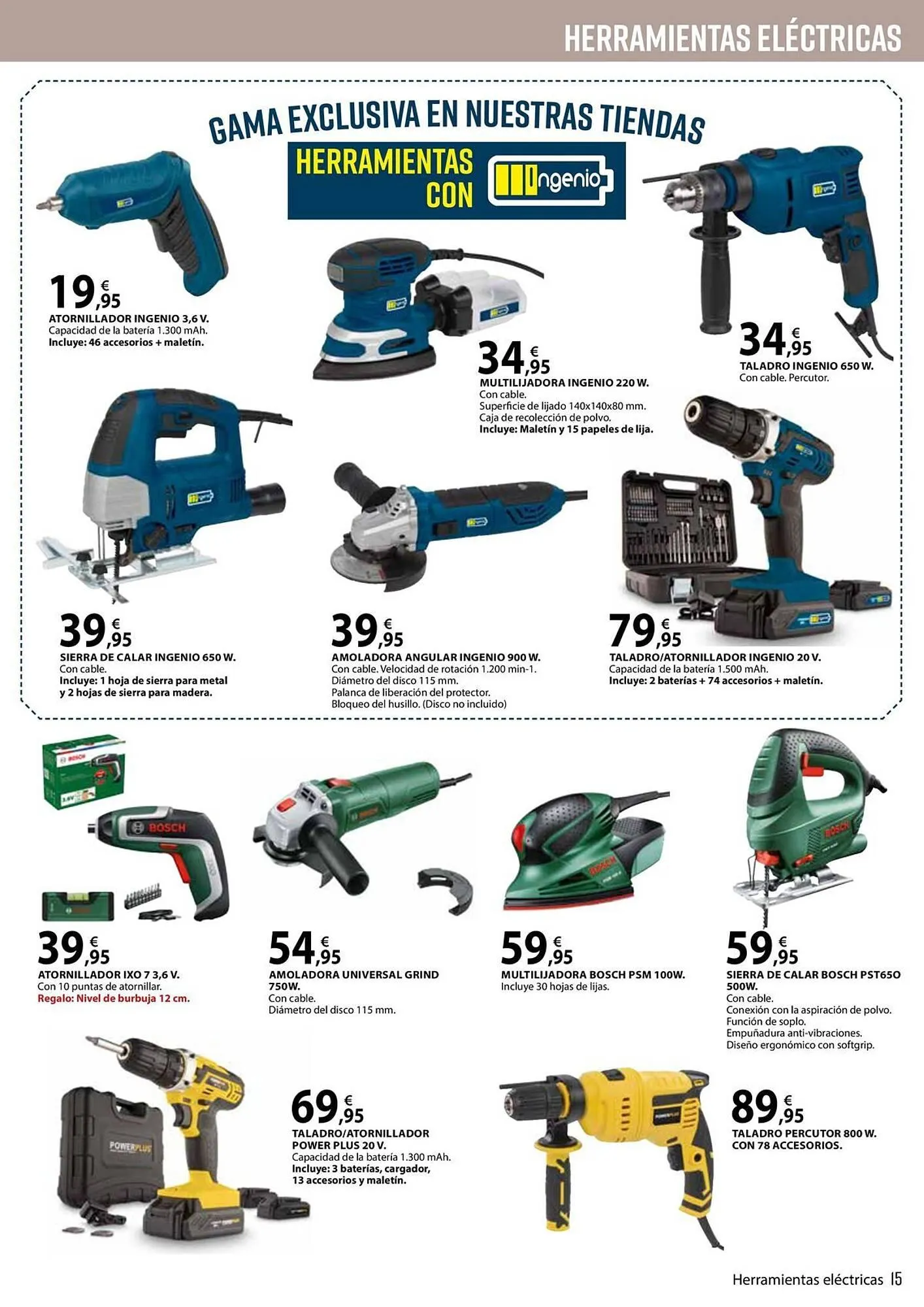 Catálogo de Folleto CMB Bricolage 4 de diciembre al 6 de enero 2024 - Página 15