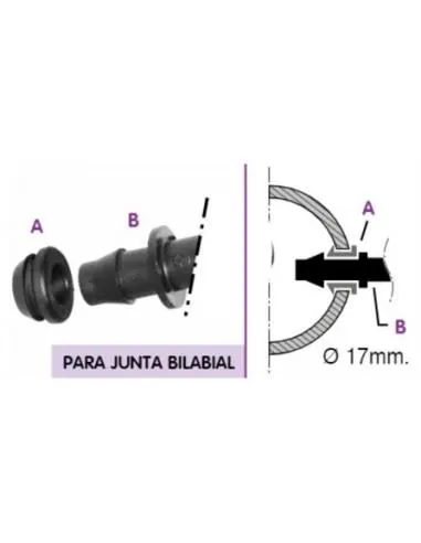 TOMA BILABIAL 16 mm