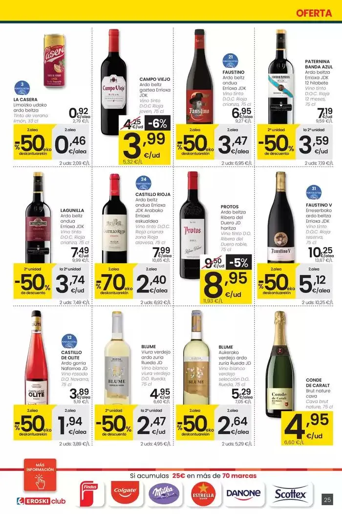 Catálogo de Prezio merkeagoa EROSKI CENTER 13 de marzo al 26 de marzo 2025 - Página 25