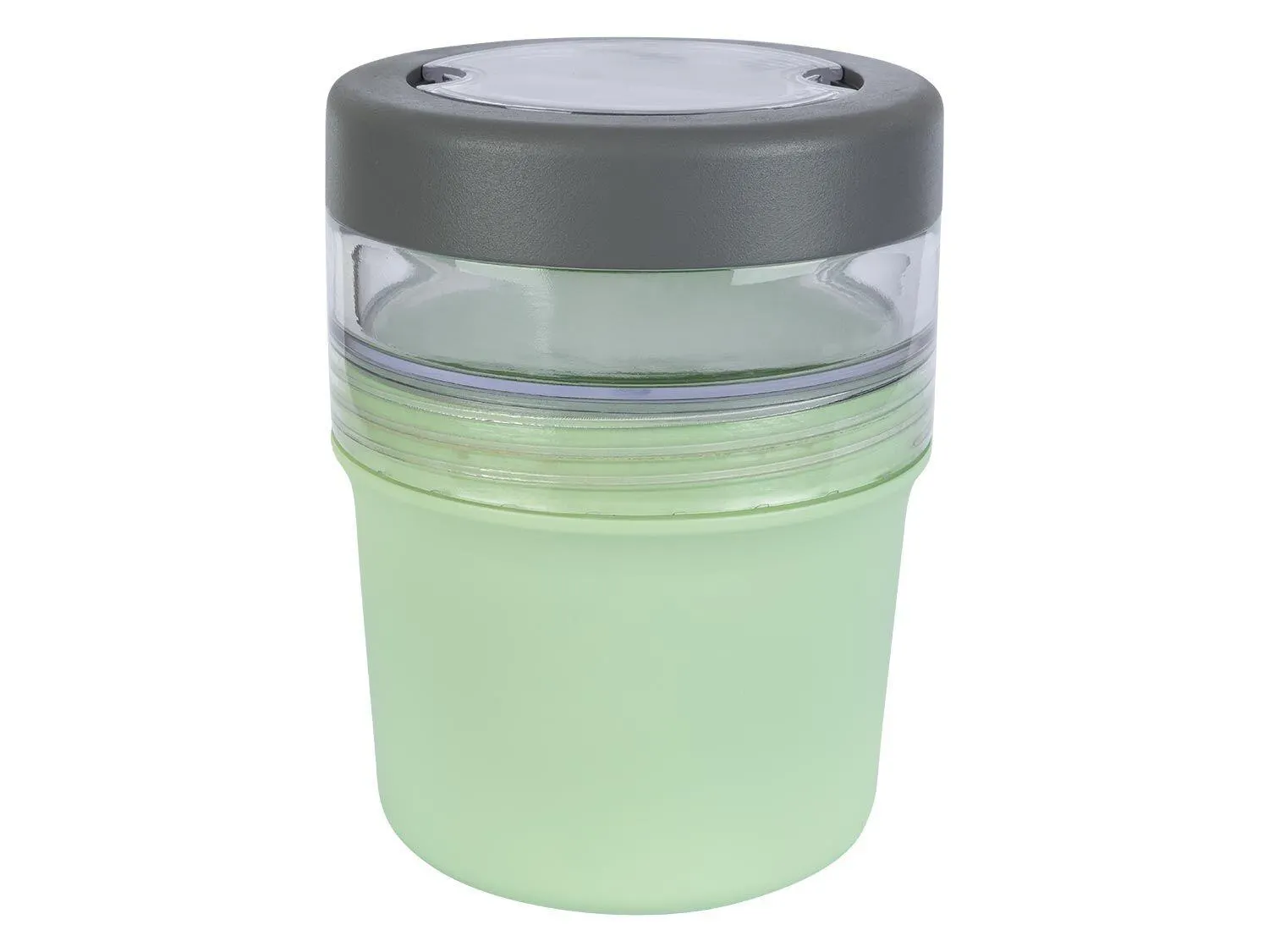 Recipiente portalimentos para yogurt