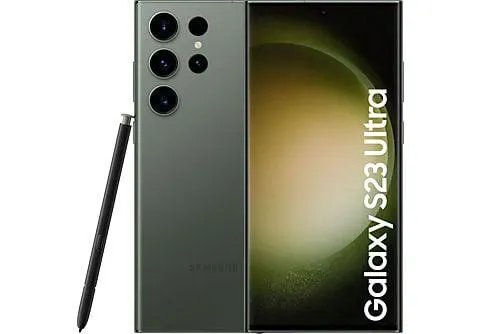Móvil - Samsung Galaxy S23 Ultra 5G, Botanic Green, 256GB, 8GB RAM, 6.8" QHD+, Qualcomm Snapdragon 8, Gen 2 Octa-Core, 5000 mAh, Android 13