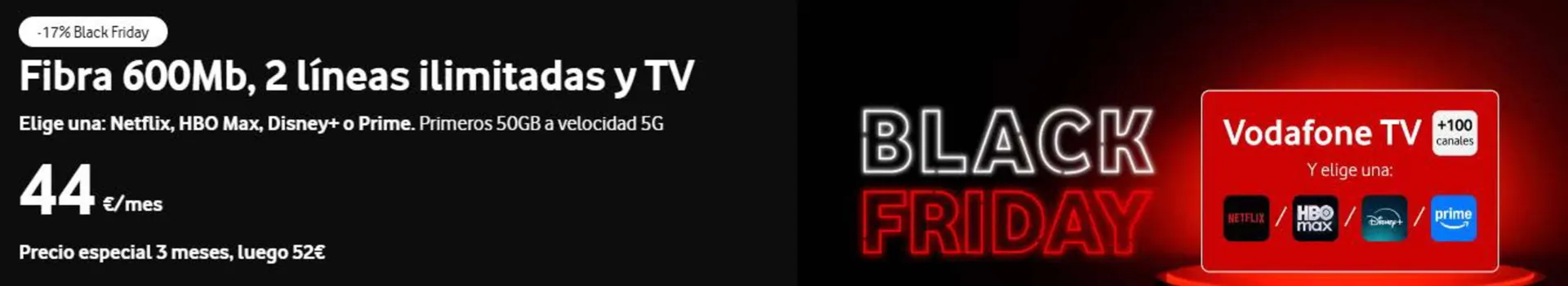 Catálogo de Folleto Vodafone 3 de noviembre al 16 de noviembre 2025 - Página 1