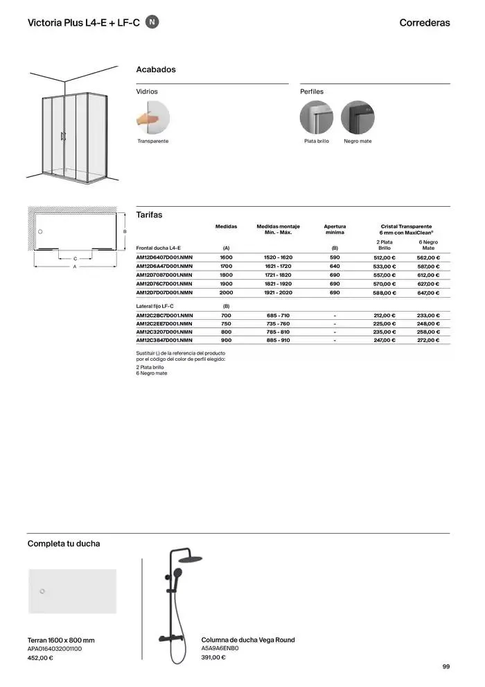 Catálogo de Mamparas de Baño 9 de enero al 31 de diciembre 2025 - Página 101
