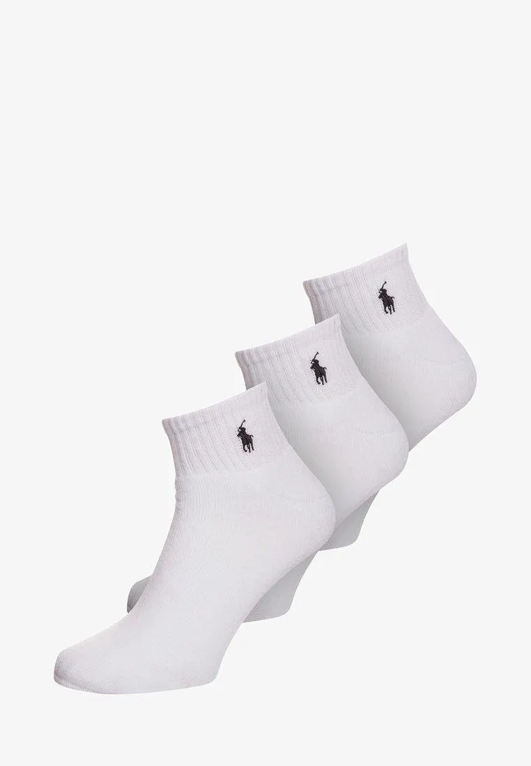 QUARTER 3 PACK - Calcetines - white
