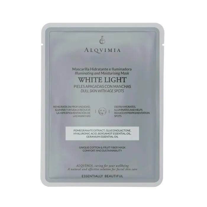 White Light mascarilla facial hidratante iluminadora