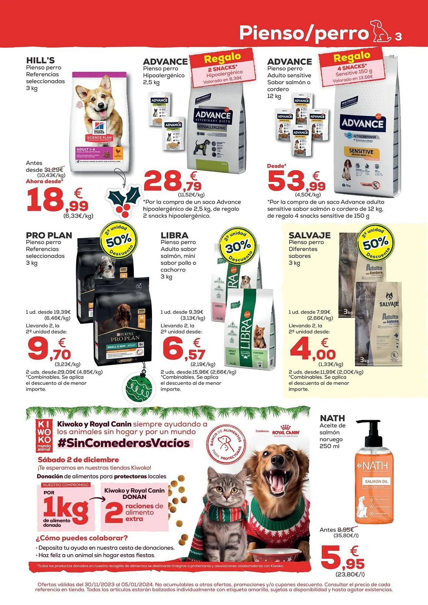 Catálogo de Folleto Kiwoko 30 de noviembre al 5 de enero 2024 - Página 3