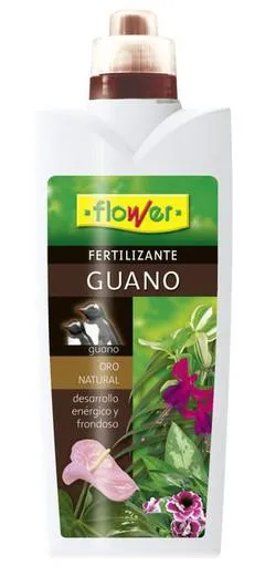 Abono lÃquido orgánico con guano de Flower - envase 1 lt
