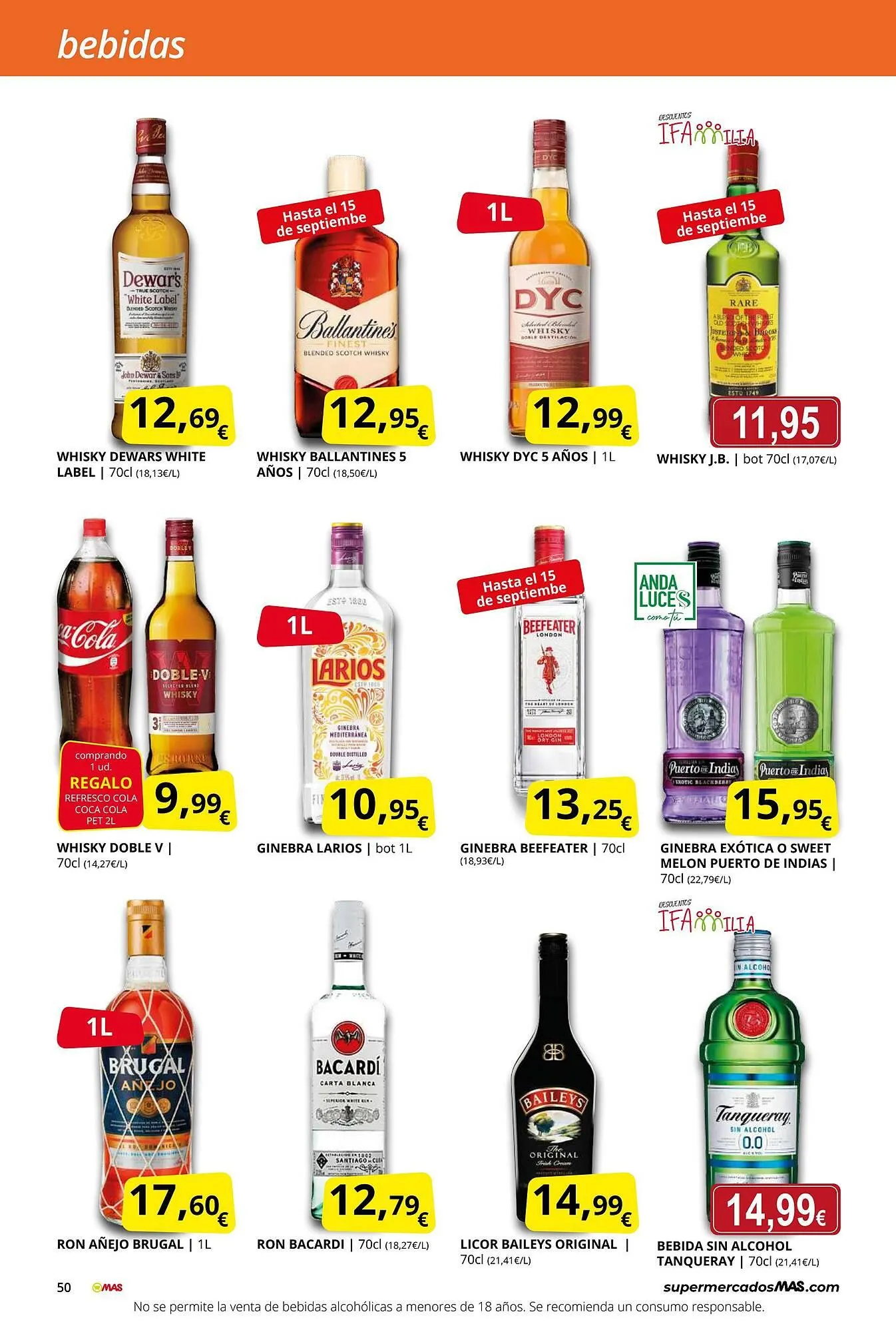 Catálogo de Folleto Supermercados MAS 29 de agosto al 30 de septiembre 2025 - Página 50