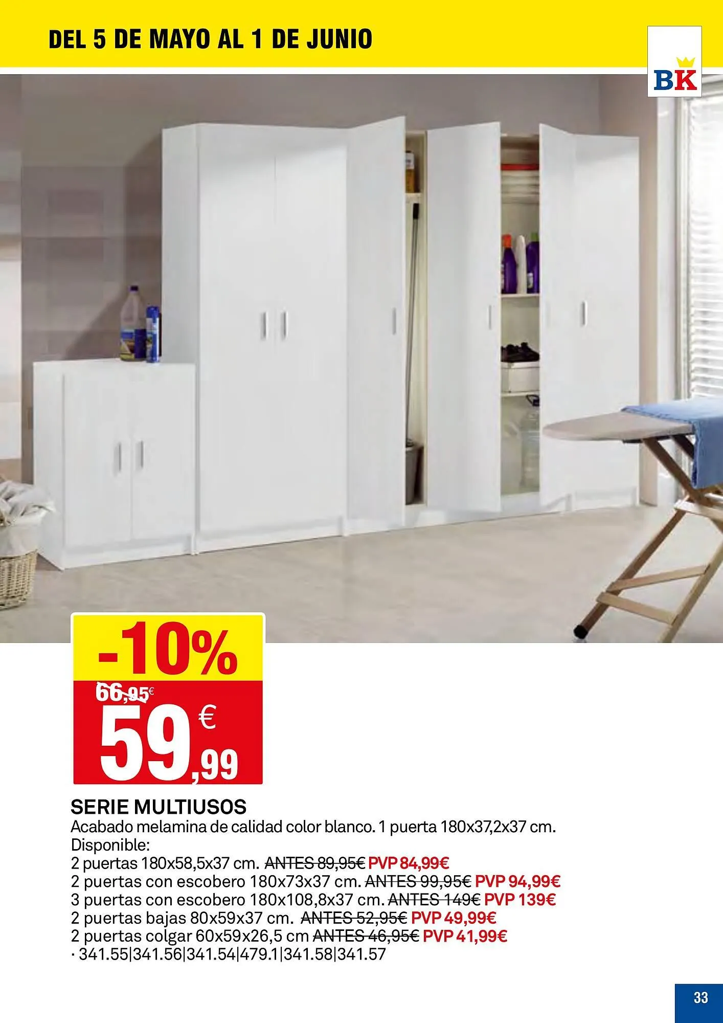 Catálogo de Folleto Bricoking 5 de mayo al 1 de junio 2025 - Página 33