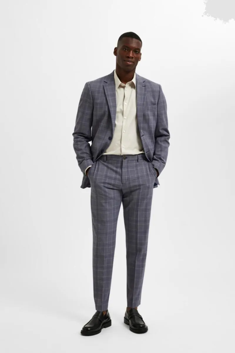 Pantalón de traje Slim Fit de cuadros