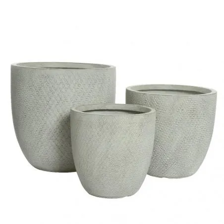 MACETA FENDER GRIS CLARO