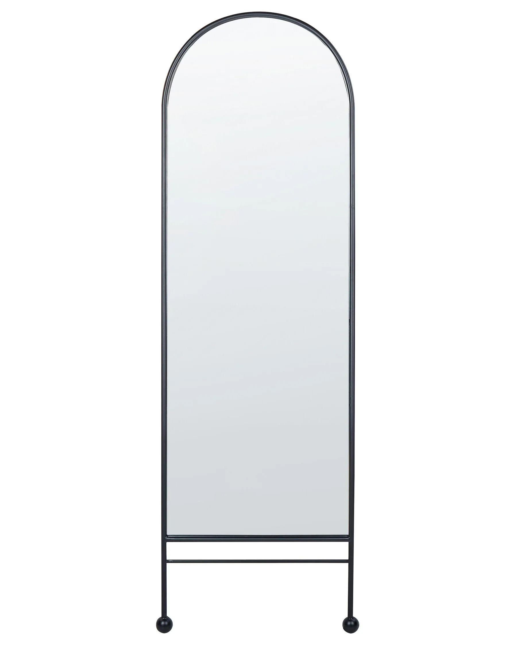 Espejo JARNAGES 45 cm 145 cm Metal Negro