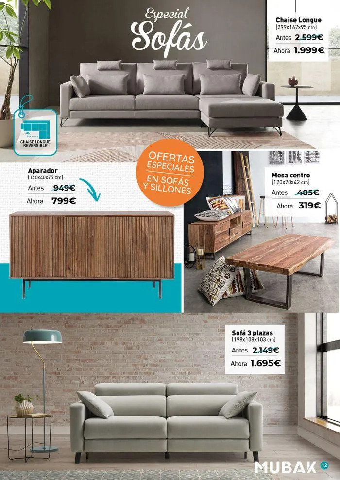 Catálogo de Especial sofás! 2 de septiembre al 5 de enero 2025 - Página 12
