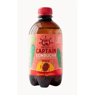 Kombucha Melocotón BIO Captain Kombucha 400ml