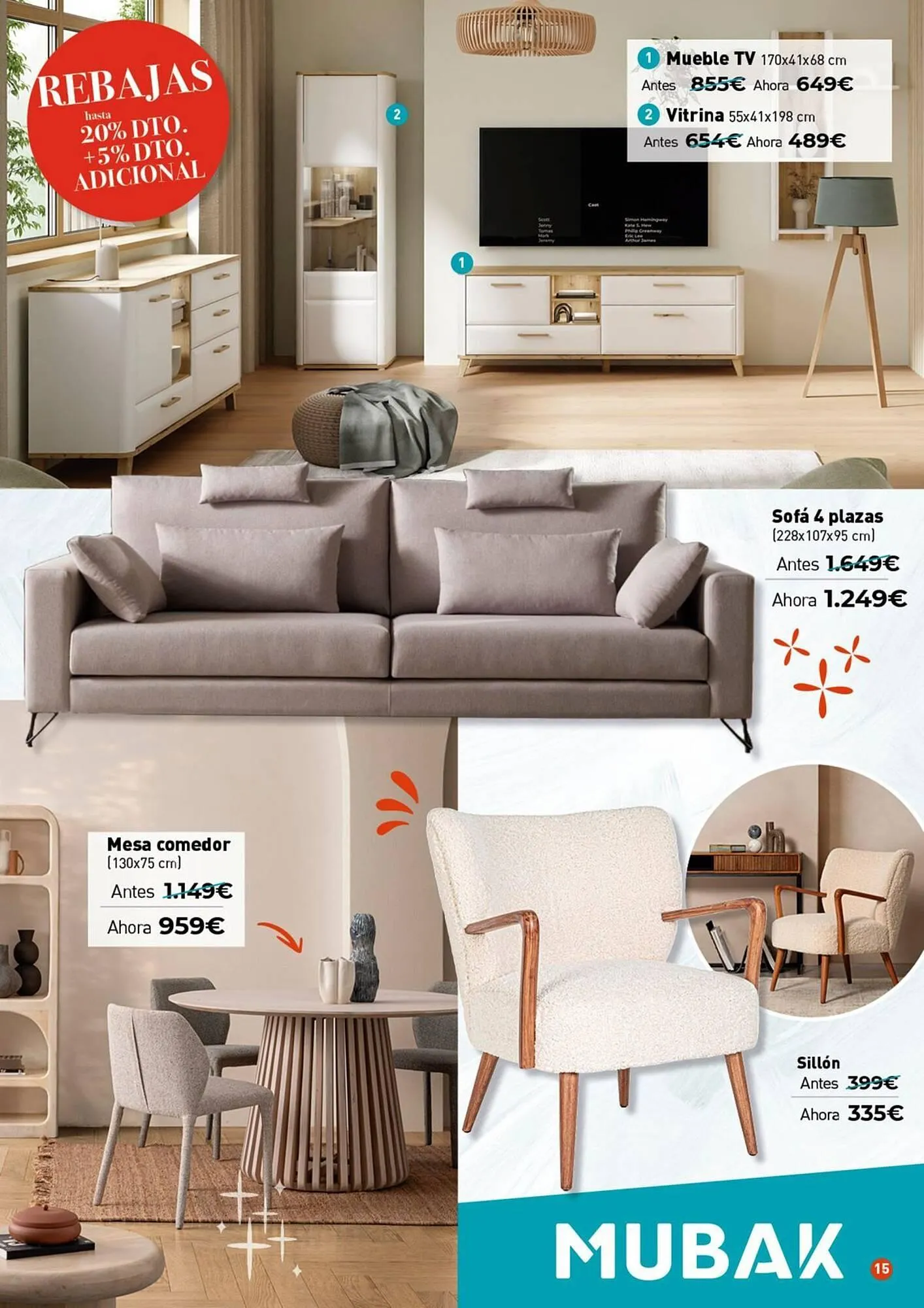 Catálogo de Folleto Mubak 1 de julio al 31 de agosto 2025 - Página 15