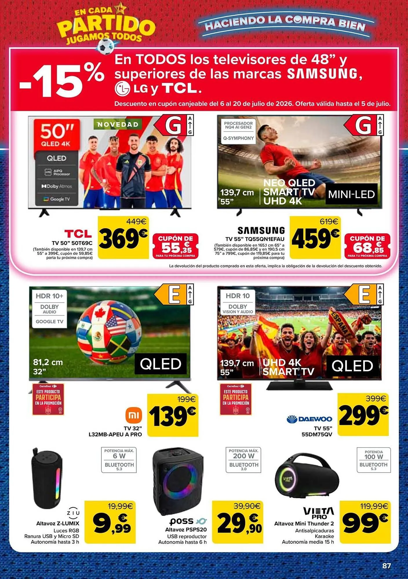 Catálogo de Folleto Carrefour 25 de junio al 13 de julio 2026 - Página 87